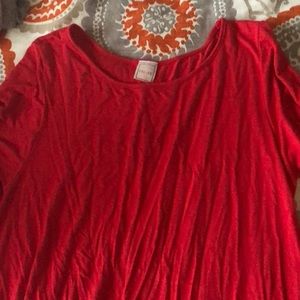 Cherry red Her She boutique cotton stretch dress